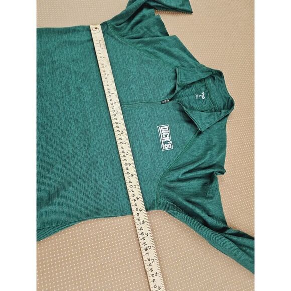 Dick’s Sporting Goods Employee Pullover 1/4 Zip Green Long Sleeve Women's Large - Picture 9 of 12